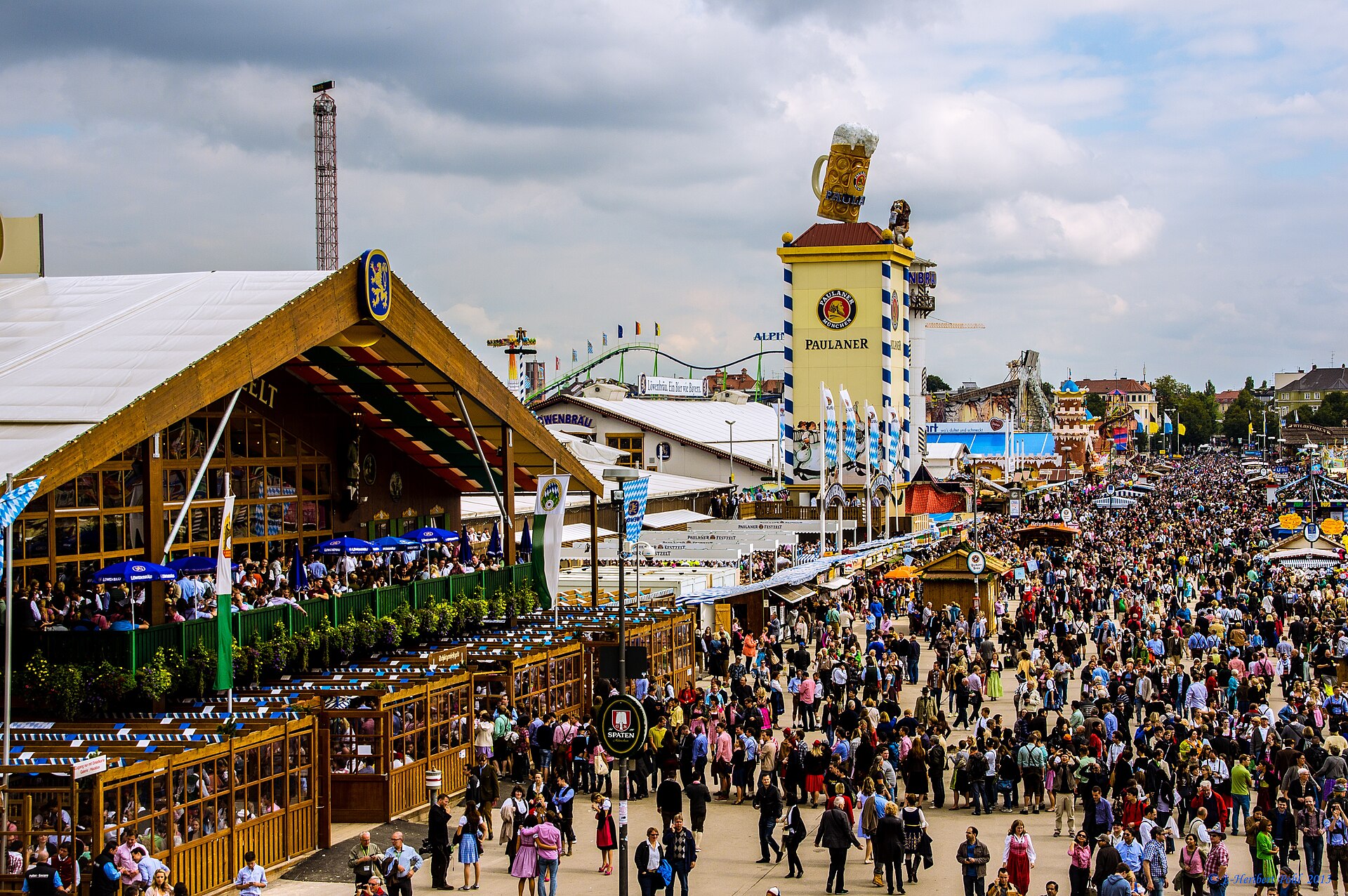 Oktoberfest in Munich, held since 1810. The world's largest folk festival draws millions every year and is the most famous expression of Bavarian tradition.