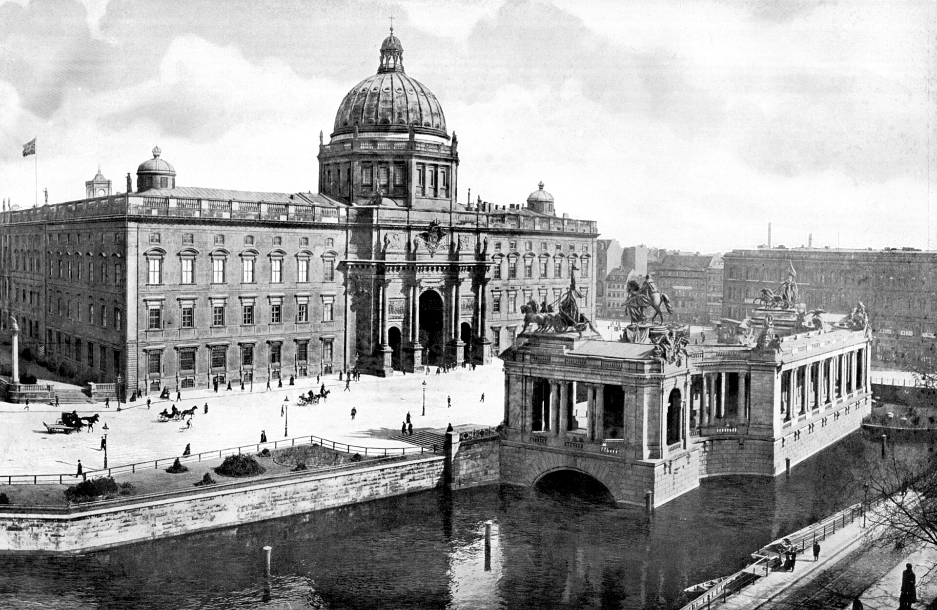 The Berlin Palace, principal seat of the kings of Prussia and later the German emperors. From here the Hohenzollern dynasty led the rise of Prussia and, in 1871, the unification of Germany.