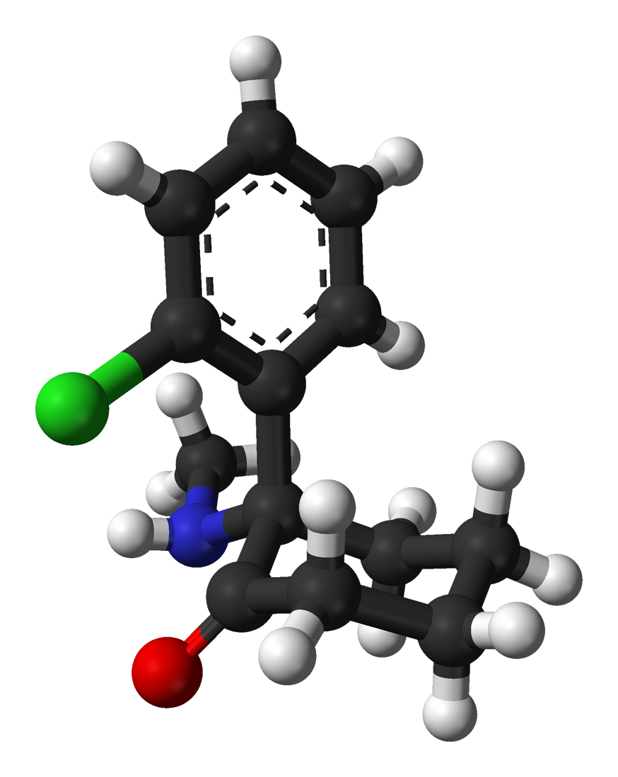 Ketamine. Blocking NMDA receptors in healthy volunteers produces positive, negative and cognitive symptoms resembling schizophrenia, which dopamine-releasing drugs do not.