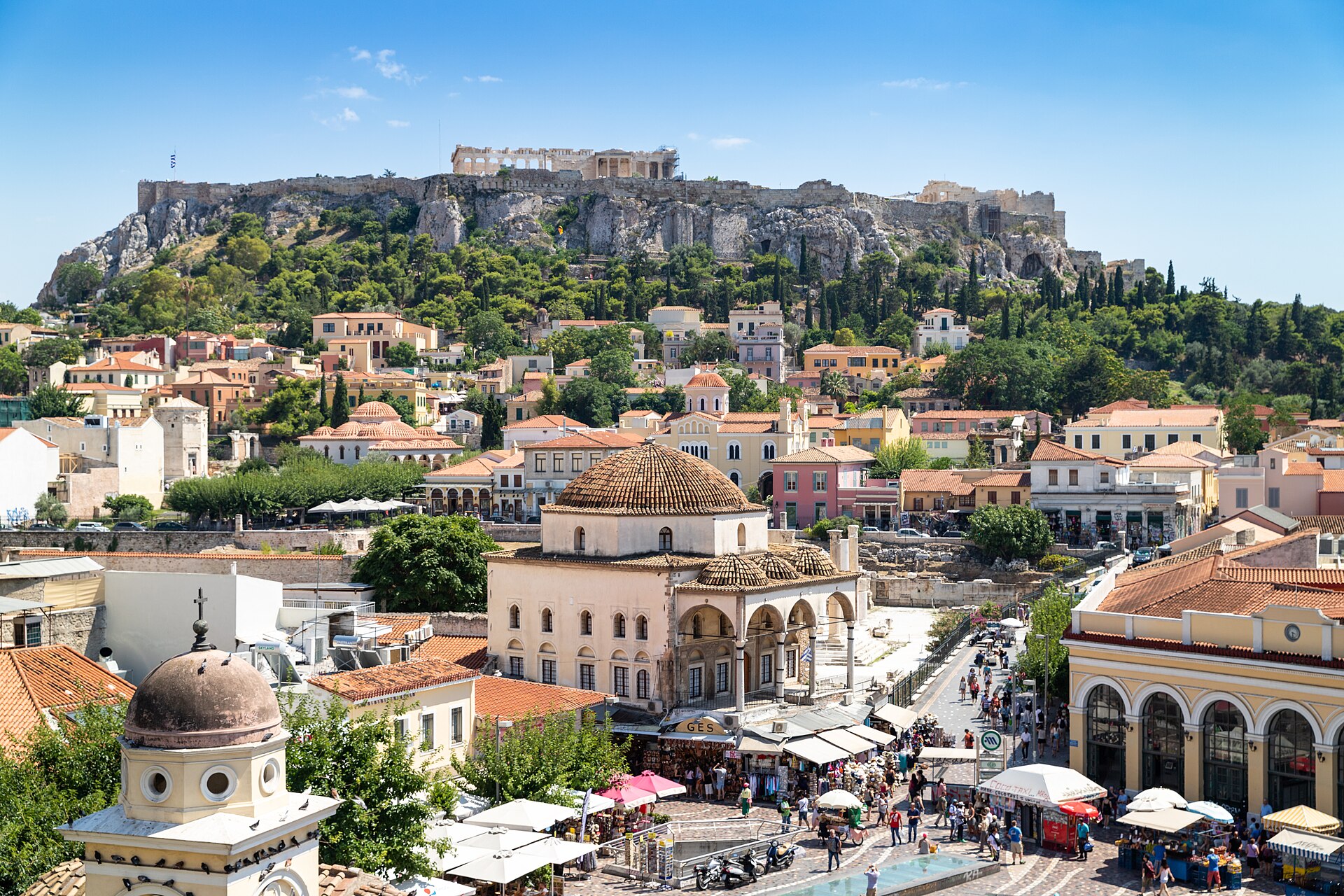 Athens, the historic capital beneath the Acropolis and the centre of modern Greek life.