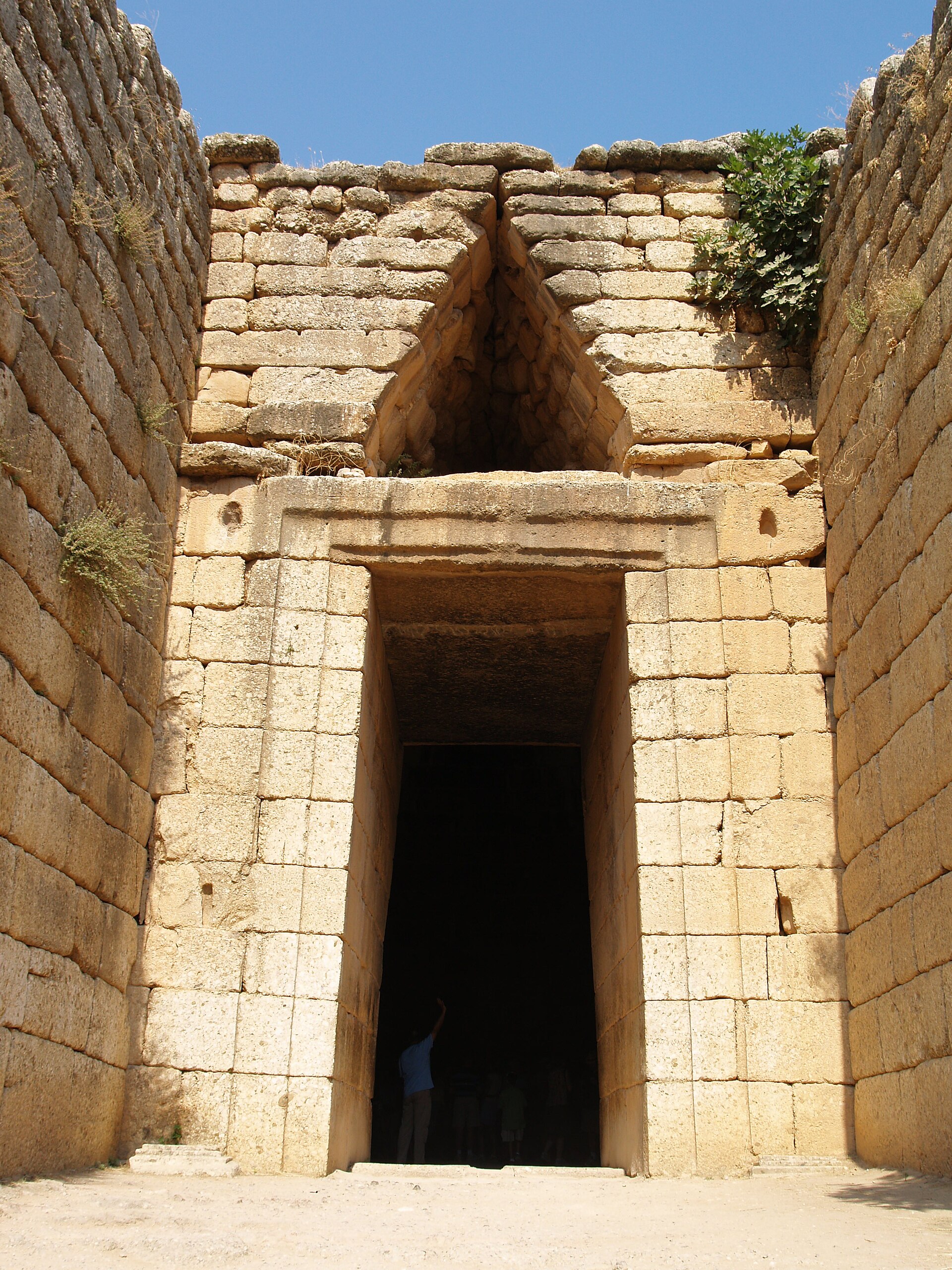 The Treasury of Atreus at Mycenae, a monumental tomb from the Bronze Age civilisation that preceded classical Greece. Credit: Ken Russell Salvador (CC BY 2.0).