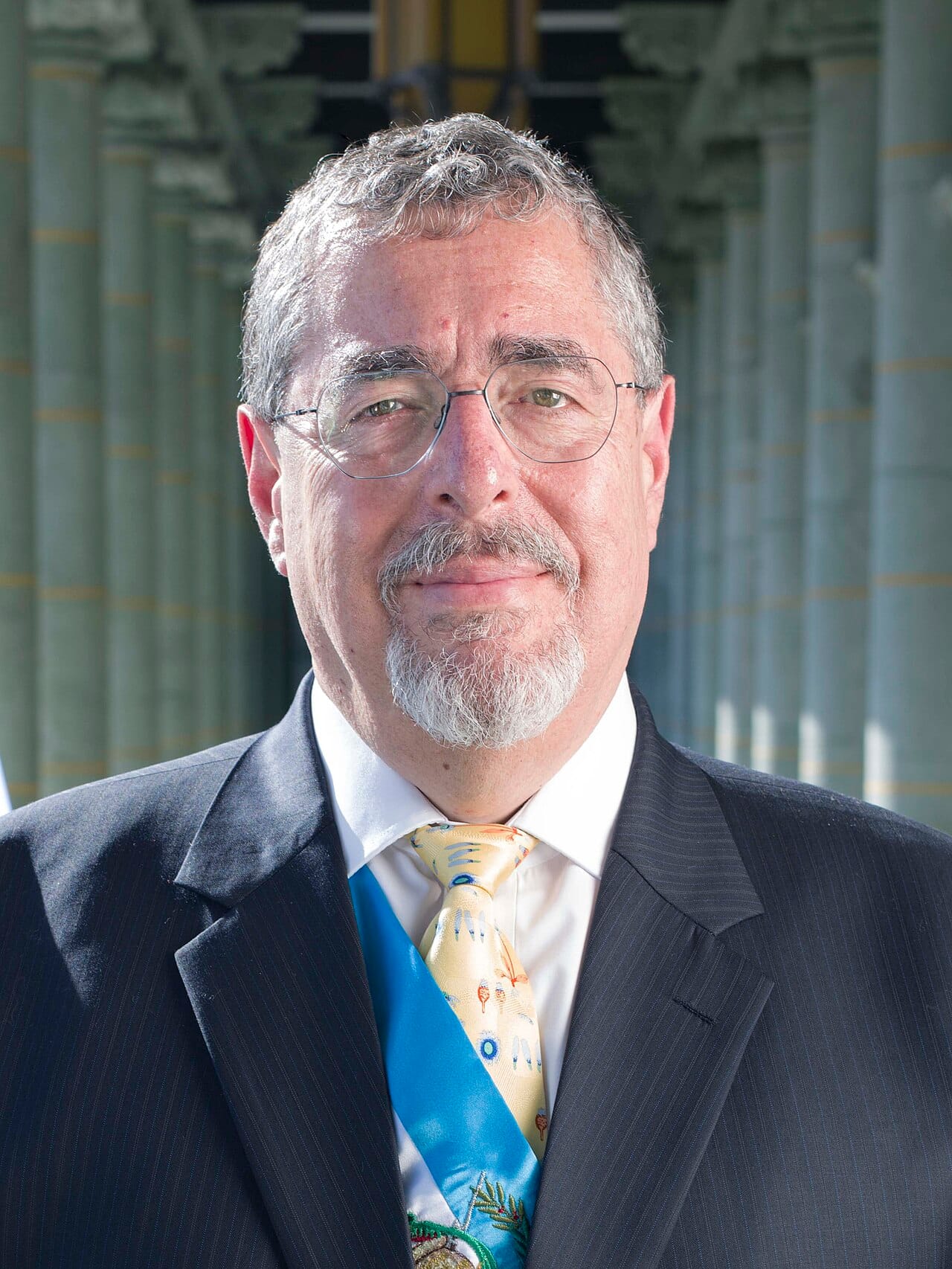 Bernardo Arevalo, president of Guatemala since 2024. His surprise election as an anti-corruption reformer was nearly blocked by the entrenched elite, and only mass protests, many led by indigenous groups, secured his inauguration.