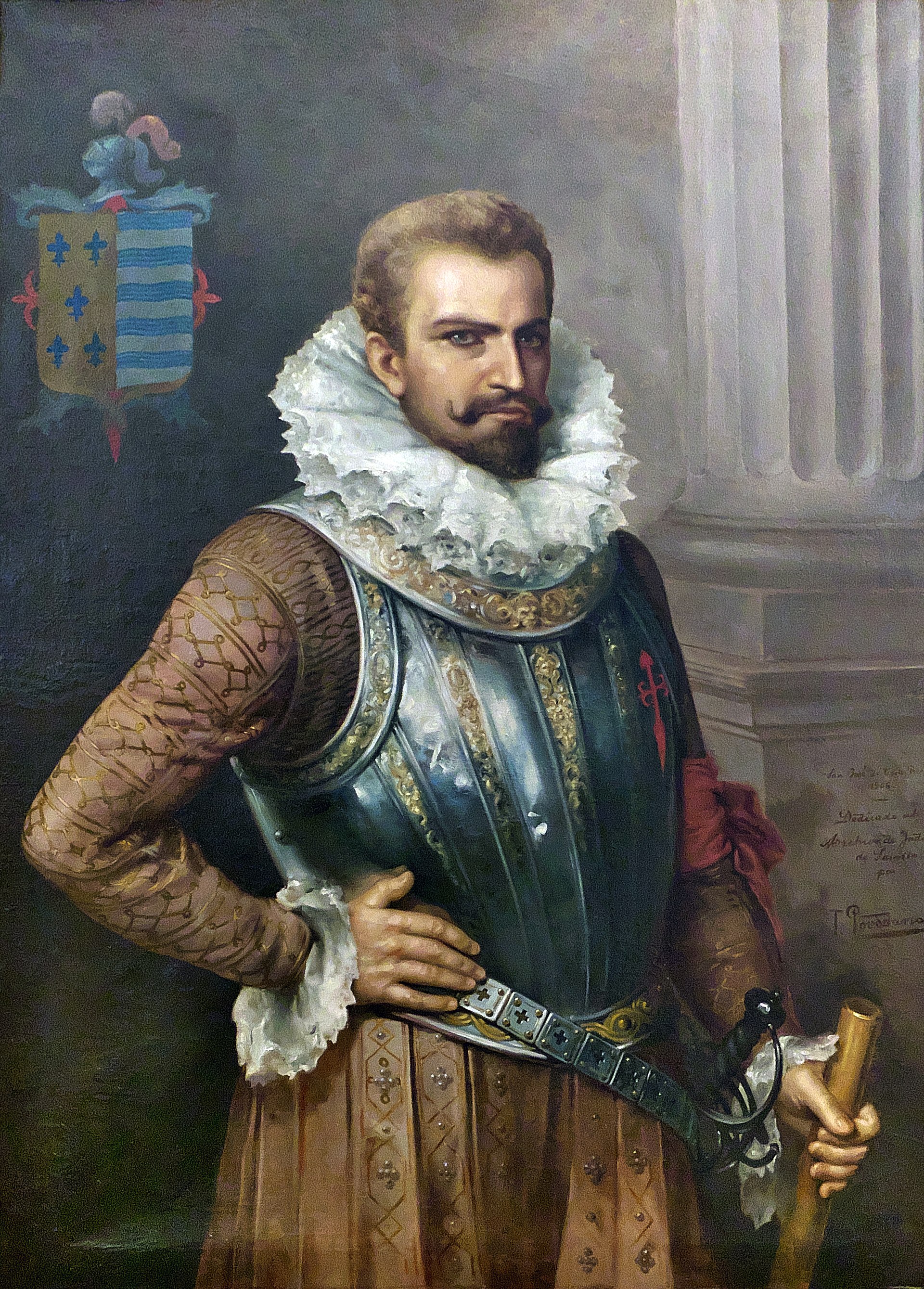 The conquistador Pedro de Alvarado, who led the Spanish conquest of the Maya lands of Guatemala. Credit: Tomás Povedano (Public domain).
