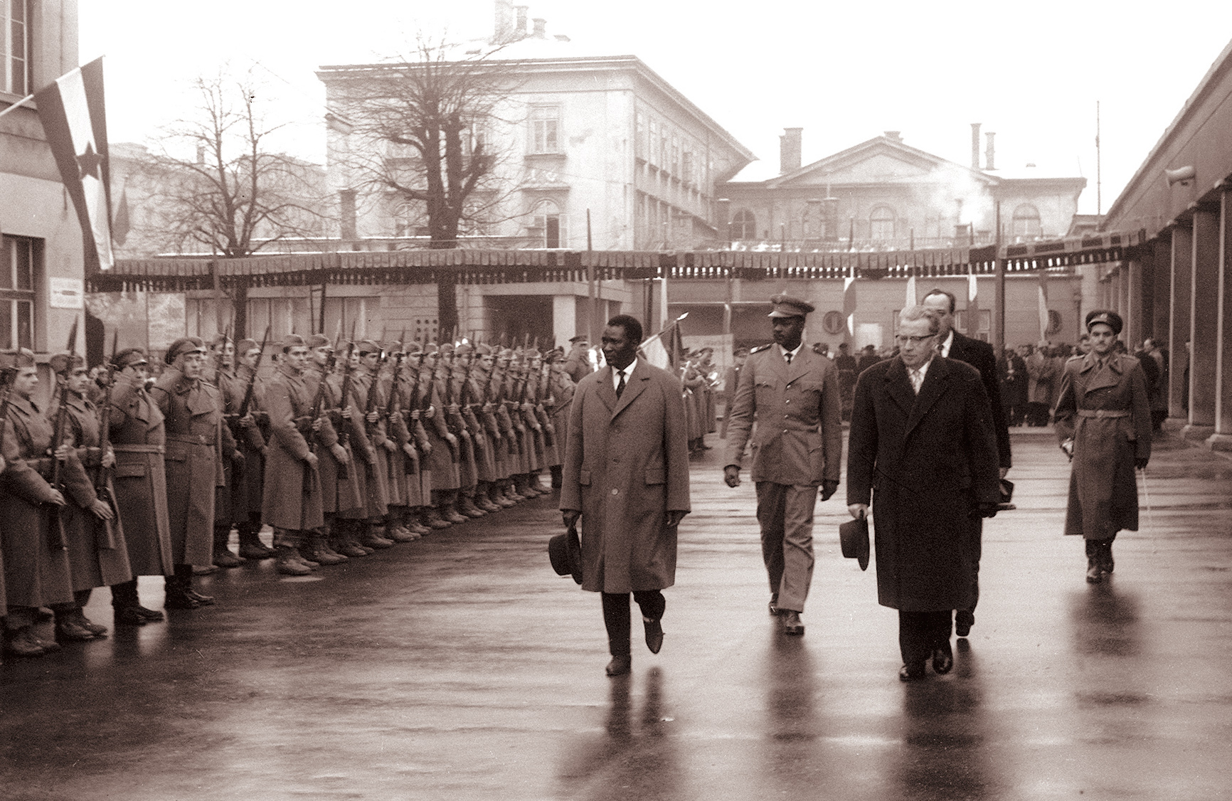 President Ahmed Sekou Toure, who led Guinea to a bold, immediate independence from France in 1958. Credit: Danilo Škofič (Public domain).