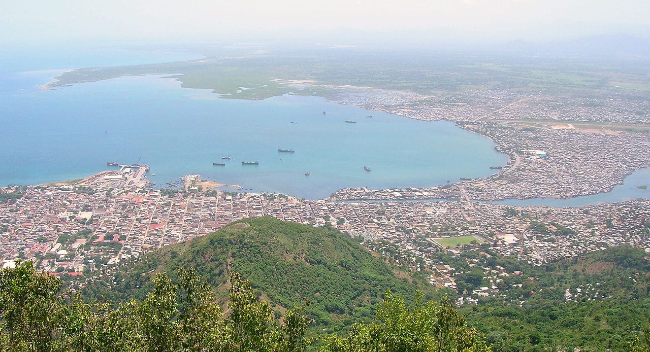 Cap-Haitien on the northern coast, the colonial capital of Saint-Domingue and the city where the revolution began. Haiti's cultural output in painting, literature, and music is far out of proportion to its size.