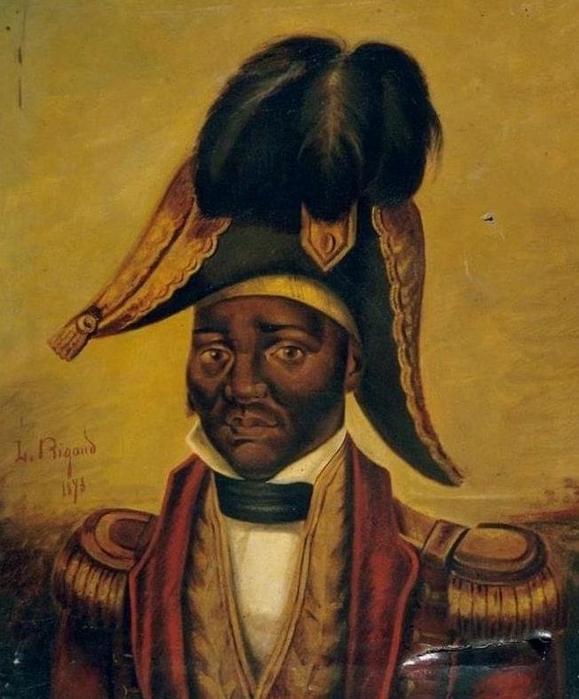 Jean-Jacques Dessalines, who completed the war and declared independence in 1804, restoring the island's indigenous name. He crowned himself emperor and was assassinated two years later.