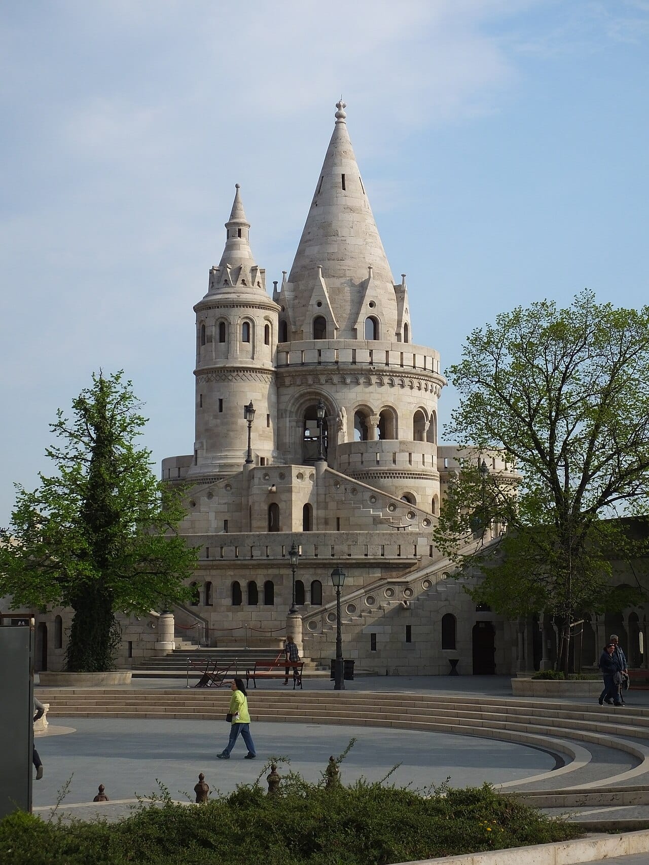 The fairy-tale turrets of the Fisherman's Bastion, overlooking Budapest and the Danube from the Buda hills. The Hungarian capital, formed from the union of Buda and Pest, is one of the grand cities of Central Europe.