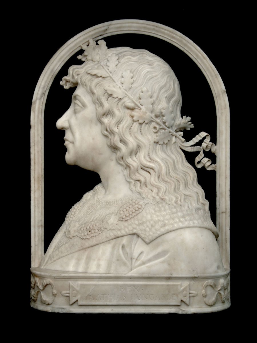 Matthias Corvinus, the Renaissance king under whom medieval Hungary reached a cultural golden age. Credit: Benedetto da Maiano (attributed to), Giovanni Dalmata (previous attribution) (Public domain).