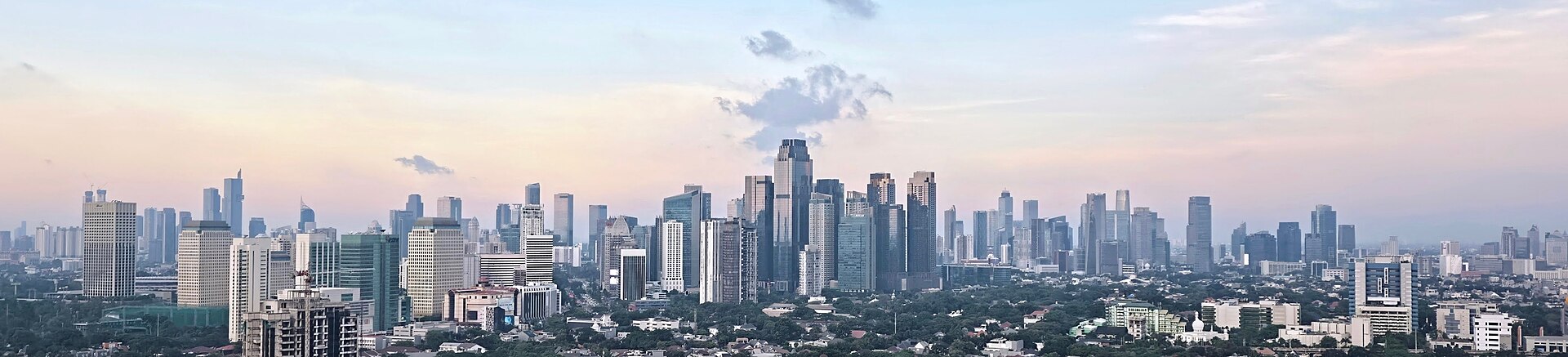 Jakarta, the sprawling capital on Java. The congested, sinking megacity is the nation's economic heart, which Indonesia is now relocating to a new capital, Nusantara, on Borneo.