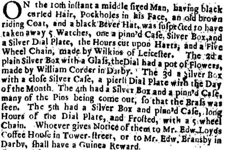A shipping list of the period. Underwriting depended on information about vessels and voyages, and the trade in that information was as important as the capital.