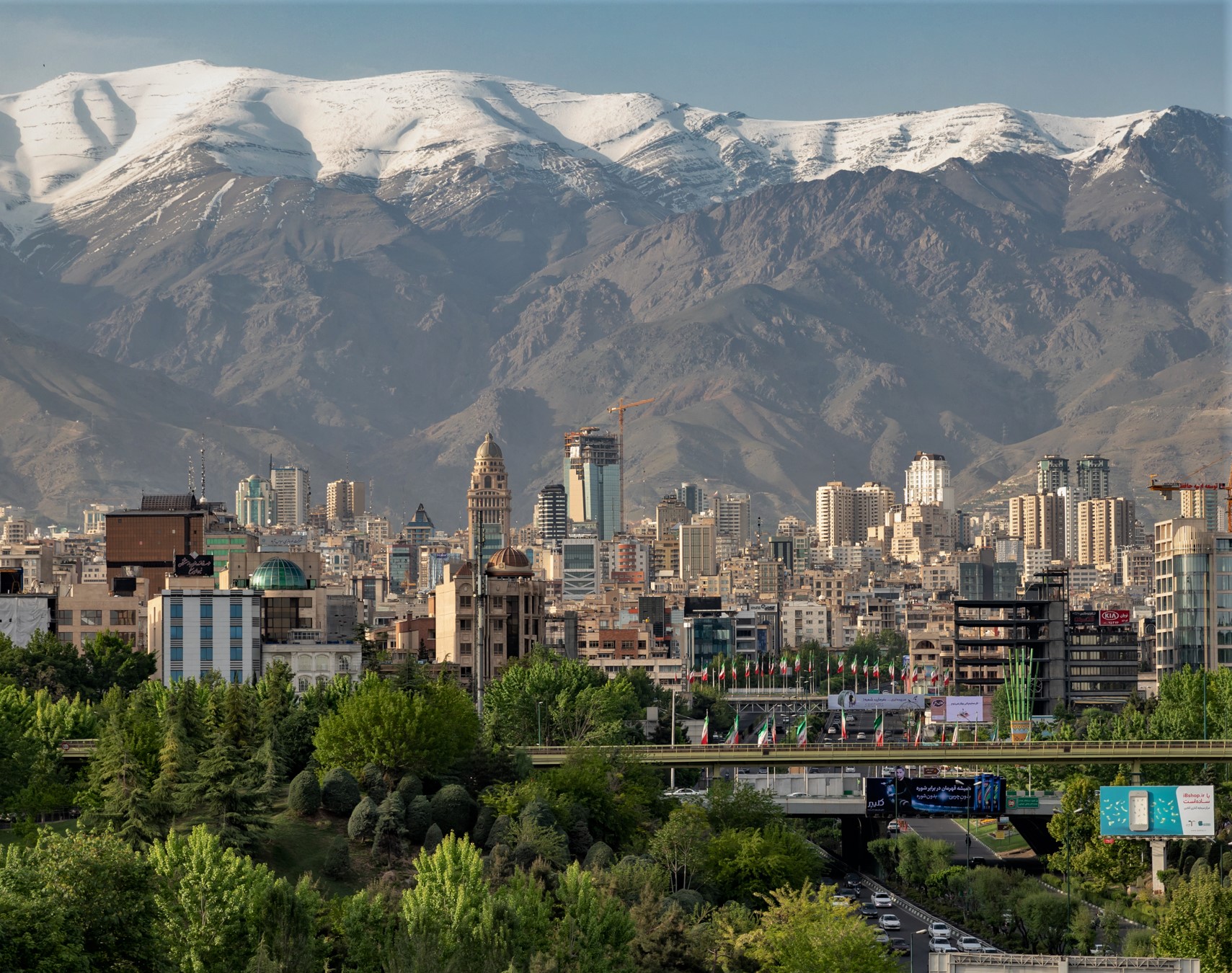 Tehran, the sprawling capital beneath the Alborz mountains and the political and economic heart of Iran.