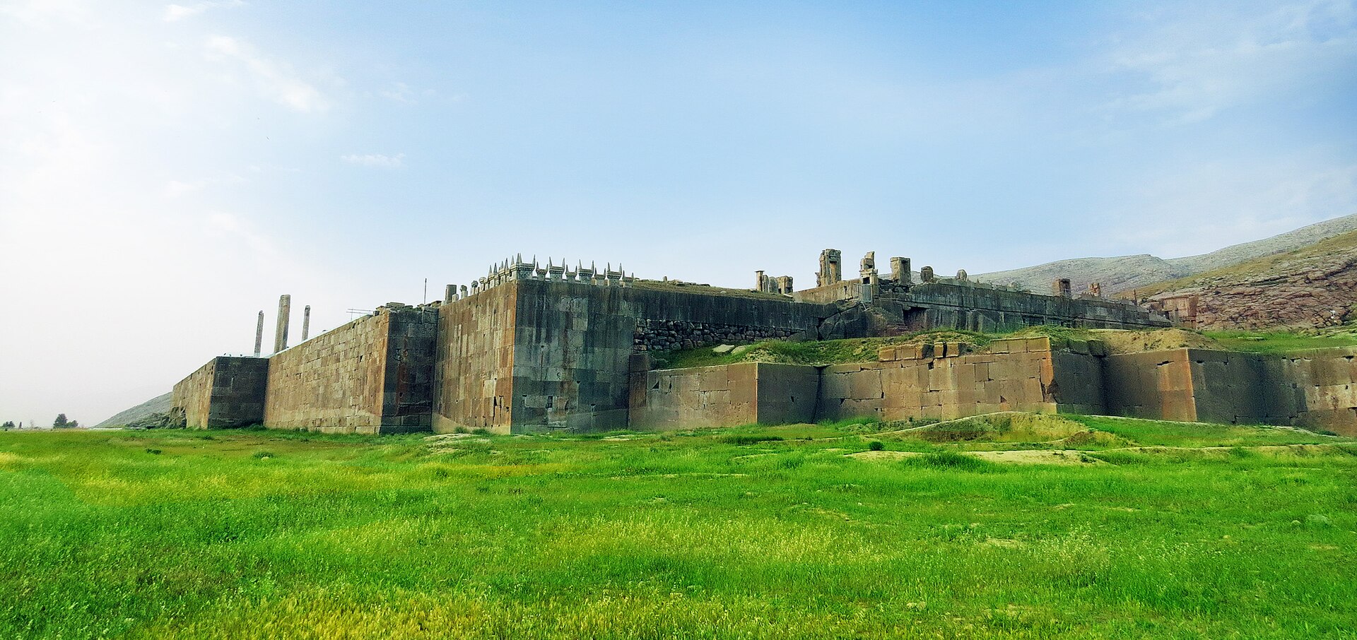 The ruins of Persepolis, ceremonial capital of the Achaemenid kings, begun by Darius the Great around 518 BC.