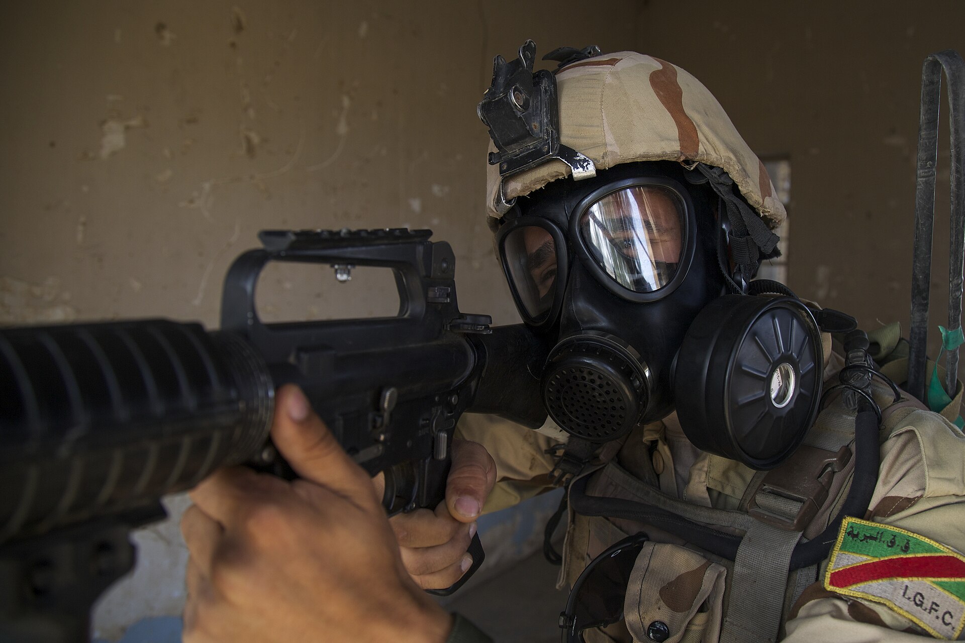 An Iraqi soldier during military training. Iraq's security forces, rebuilt after 2003, led the long and costly campaign that recaptured cities such as Mosul from the Islamic State group.