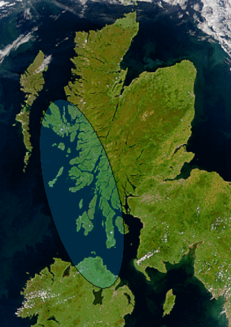A depiction of the Scoti, Gaelic-speaking people from Ireland who raided and settled in what became Scotland, to which they gave their name. Never conquered by Rome, Ireland developed a distinctive Gaelic culture of its own.