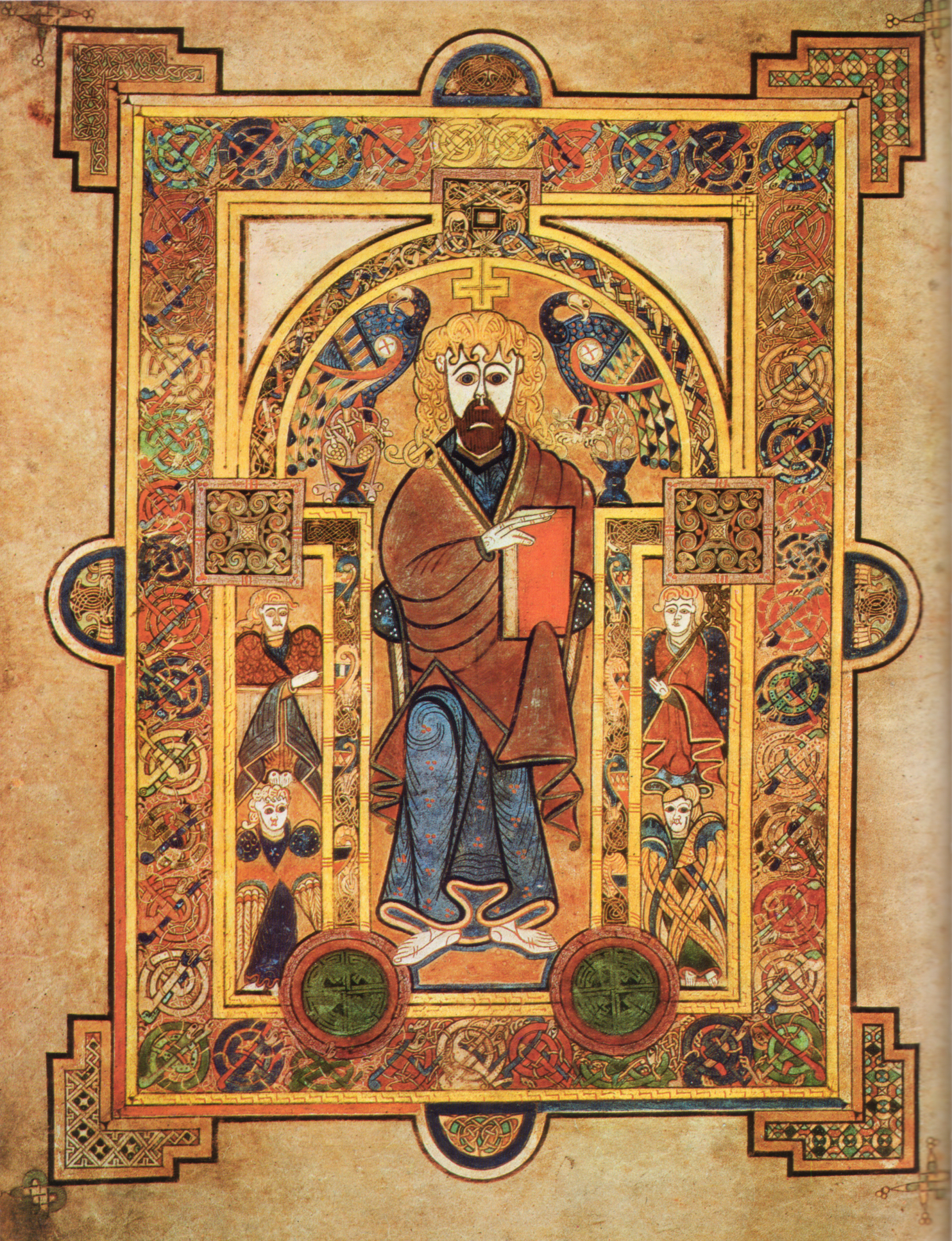 A page from the Book of Kells, a masterpiece of early Irish Christian art and learning. Credit: Unattributed (Public domain).