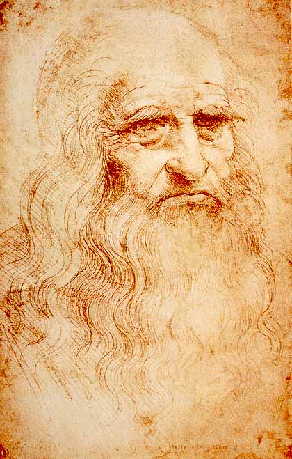 Leonardo da Vinci, the quintessential Renaissance figure, in a self-portrait. Credit: Leonardo da Vinci (Public domain).