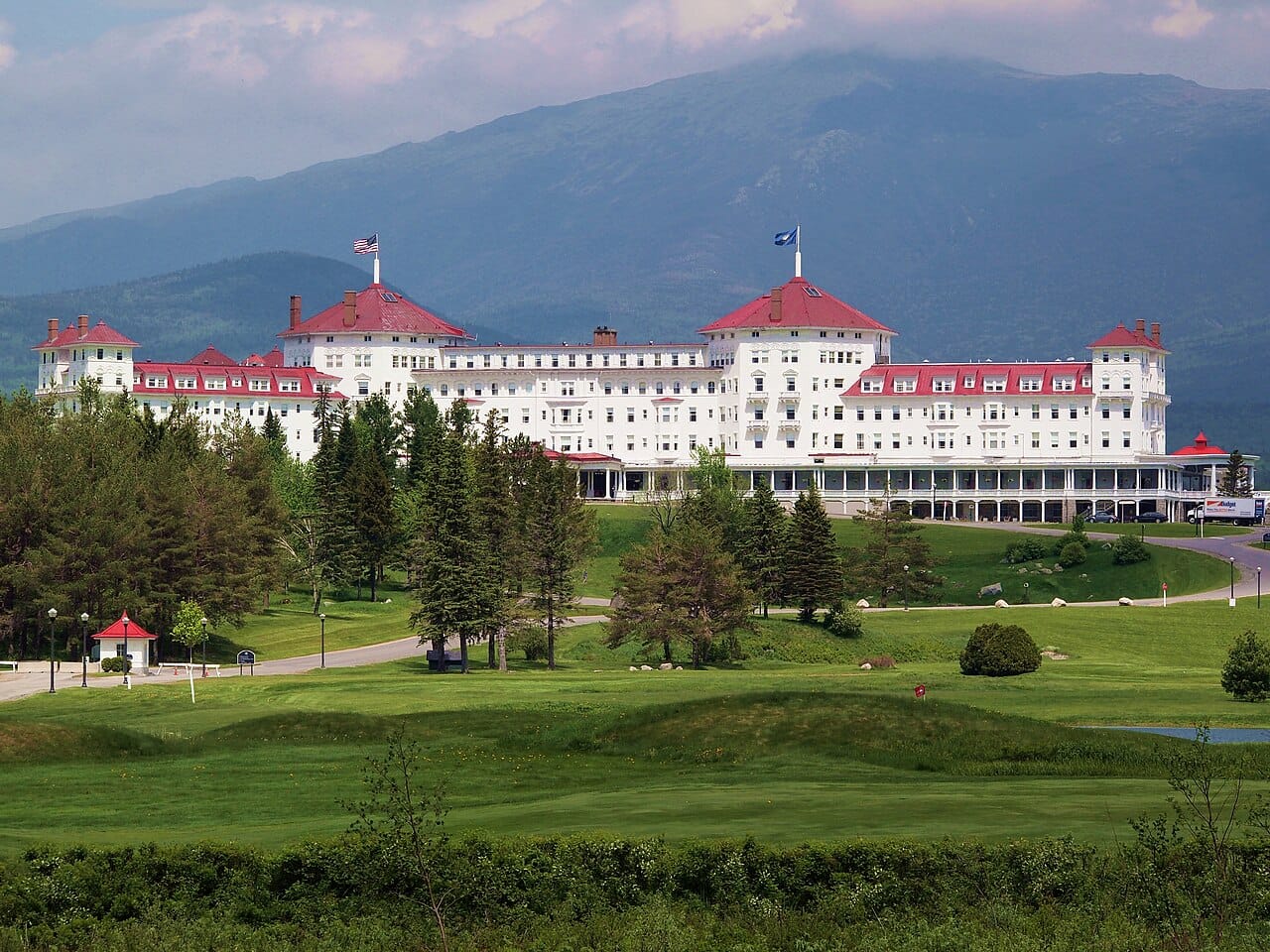 The hotel at Bretton Woods, where the 1944 conference that Keynes helped lead established the postwar monetary order, the International Monetary Fund, and the World Bank.