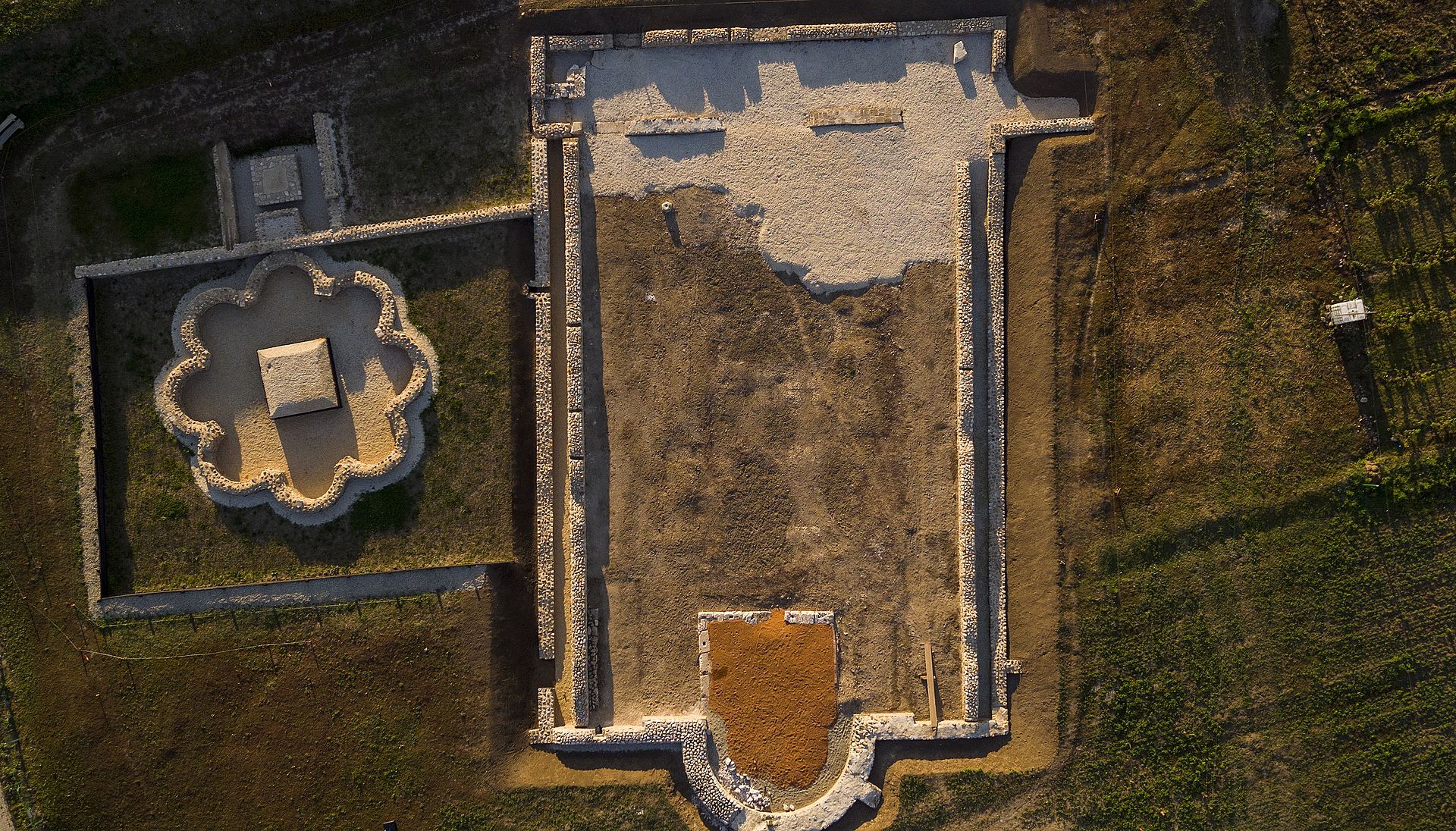 The ruins of ancient Ulpiana, a Roman city southeast of Pristina. Under Rome the region of Dardania was urbanised and prospered, one of many layers in Kosovo's long and contested history.