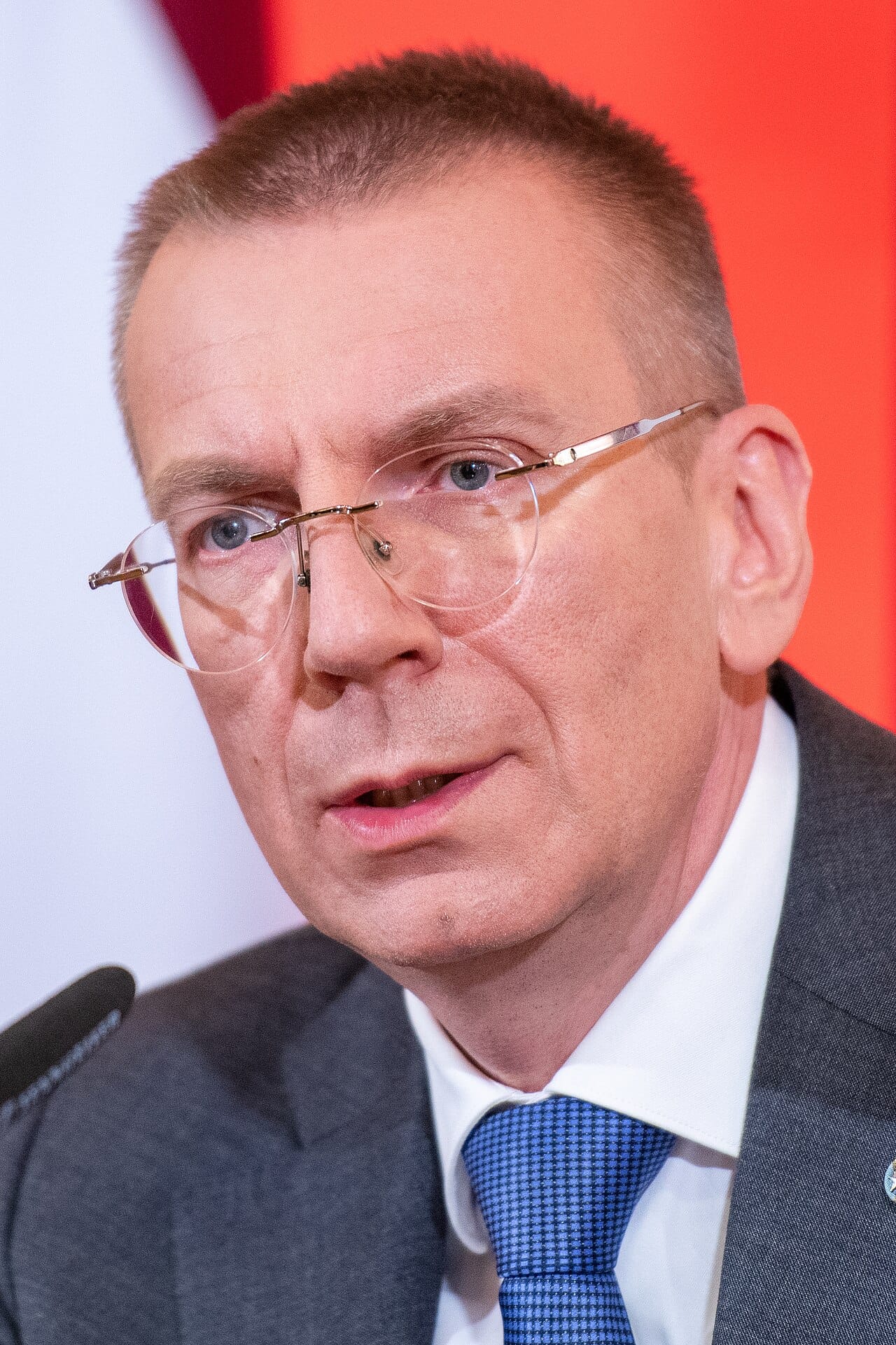 Edgars Rinkevics, president of Latvia since 2023. Long the country's foreign minister, he is the first openly gay head of state in the European Union, and has guided a nation firmly anchored in the West on NATO's eastern edge.