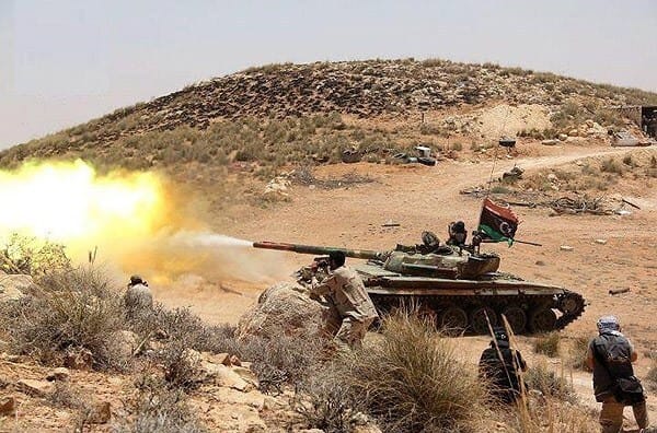 Fighting during the Libyan civil war in October 2011. The uprising that began in Benghazi that February ended with Gaddafi's death in October, but the militias raised to fight him never disarmed, and the country has been divided ever since.