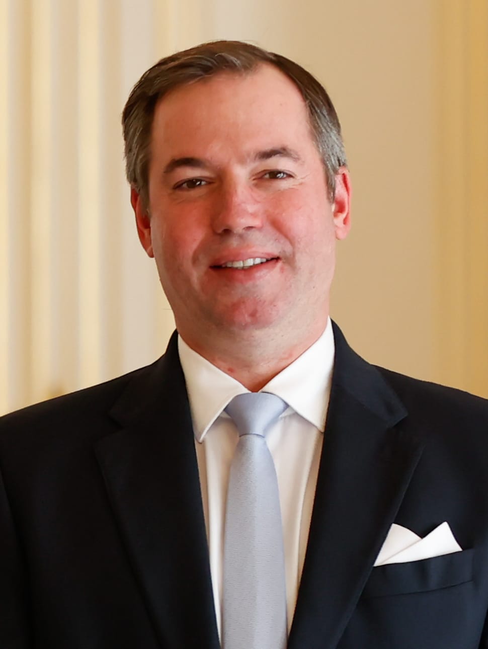 Grand Duke Guillaume the Fifth, right, who acceded to the throne in October 2025 when his father, Grand Duke Henri, abdicated after 25 years. Luxembourg is the world's only remaining sovereign grand duchy.