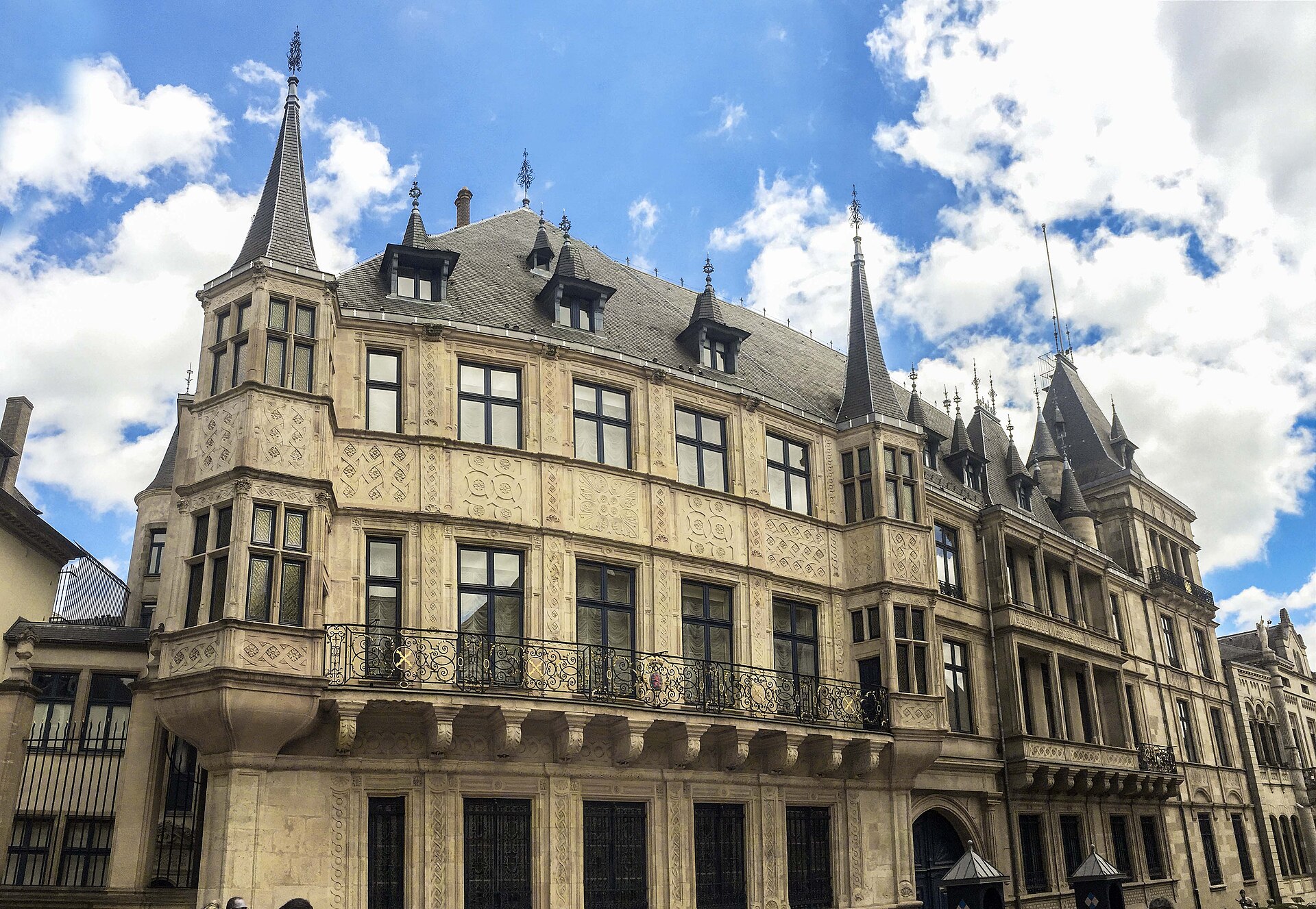 The Grand Ducal Palace in Luxembourg City, official residence of the only remaining sovereign grand duke. Credit: EEJCC (CC BY-SA 4.0).