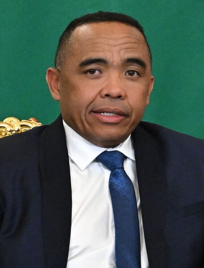 Colonel Michael Randrianirina, who became transitional president of Madagascar after the October 2025 uprising that toppled Andry Rajoelina. He pledged a return to civilian rule, the latest turn in the island's long history of political upheaval.