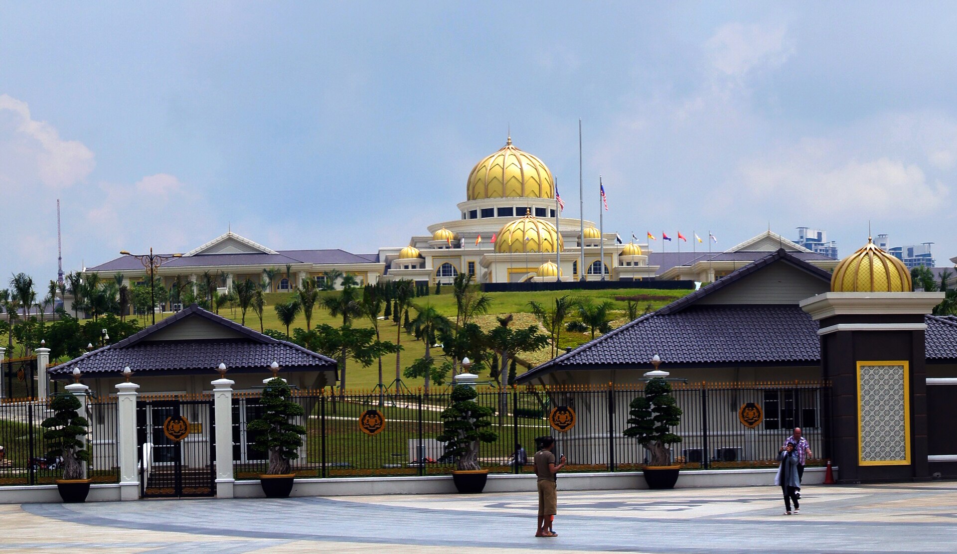 Istana Negara, the royal palace in Kuala Lumpur and residence of Malaysia's king. Credit: Bernard Spragg. NZ (CC0).