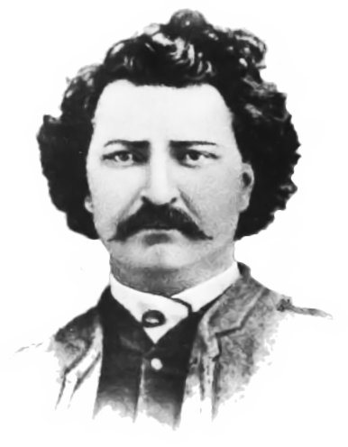 Louis Riel, the Metis leader who led the Red River Resistance and negotiated Manitoba's entry into Canada in 1870. Regarded as the founder of the province, he was later executed for leading a second rebellion in 1885 and remains one of the most debated figures in Canadian history.