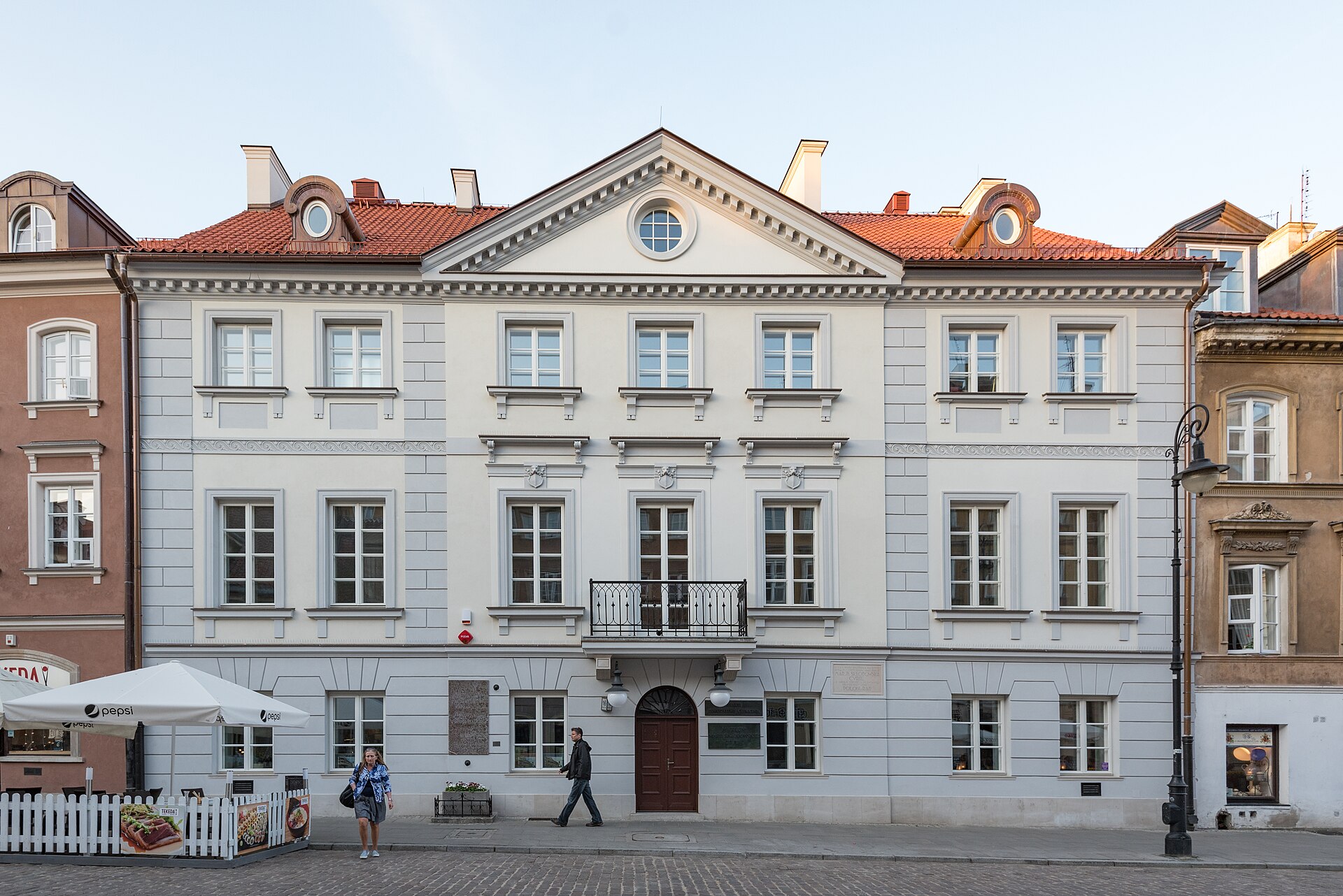 Curie's birthplace on Freta Street in Warsaw's New Town.