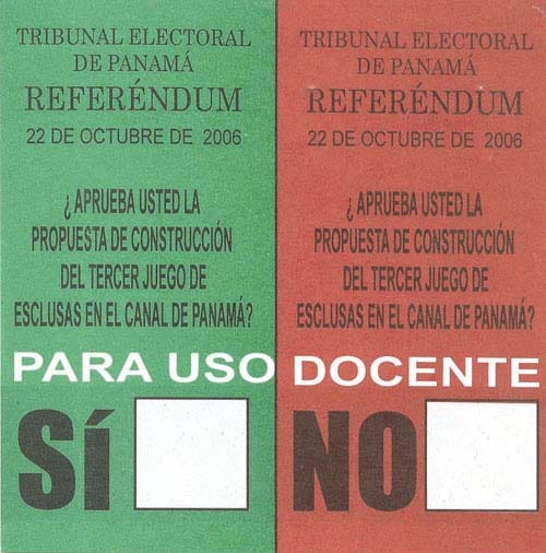A referendum ballot. On a single clear question the theorem's conditions come closer to holding than in a candidate election, where positions are bundled across many dimensions at once.