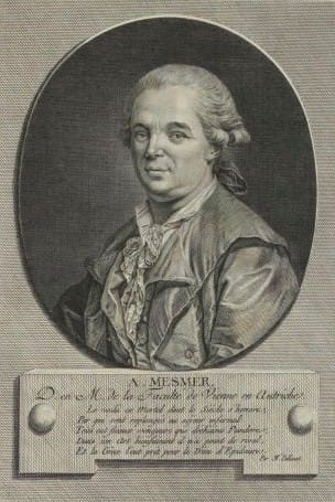 Franz Anton Mesmer, who proposed animal magnetism in the 1770s and made it a sensation in pre-revolutionary Paris.