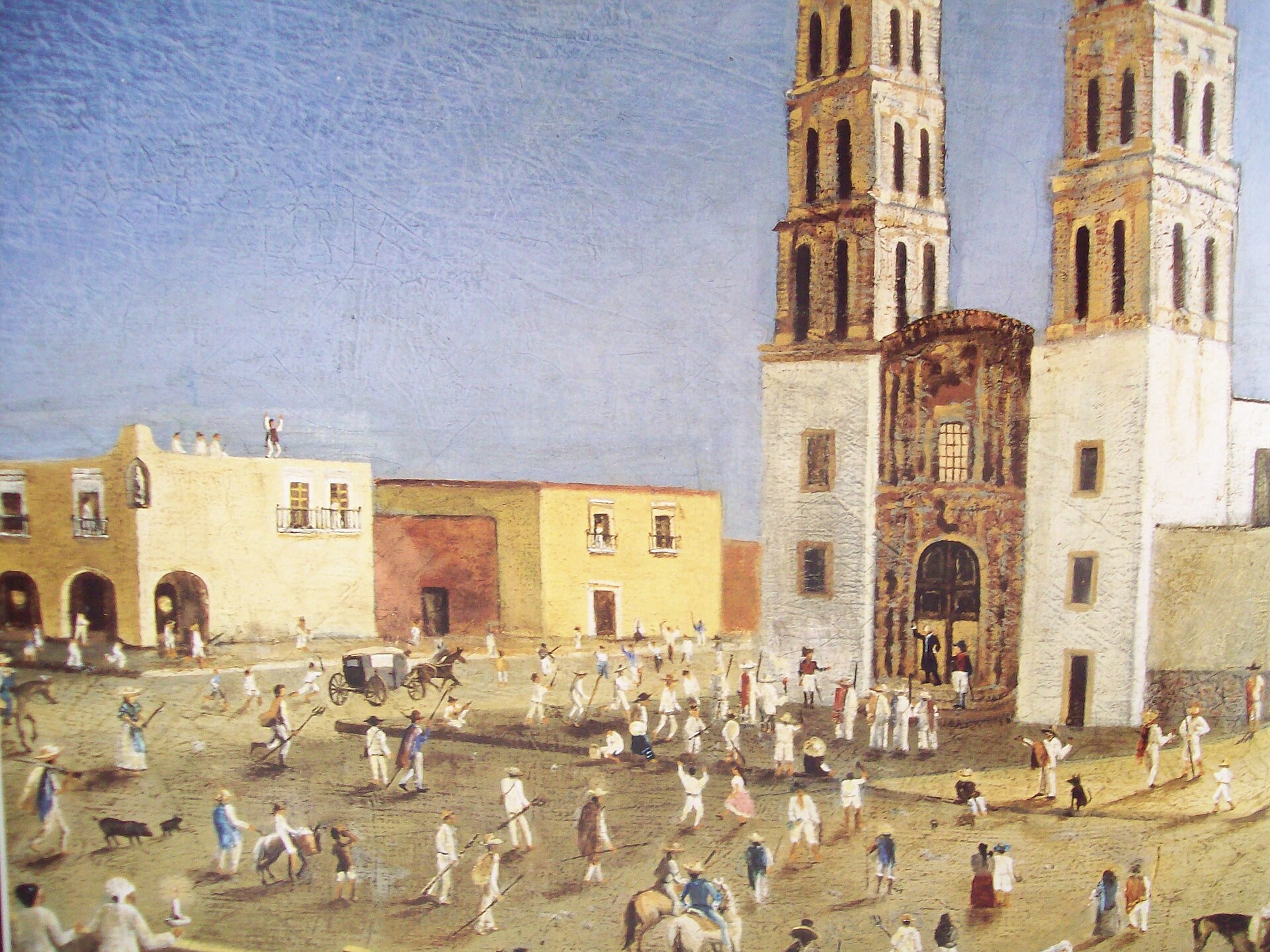 Miguel Hidalgo's Cry of Dolores in 1810, which launched Mexico's War of Independence. Credit: Jaontiveros (CC BY-SA 4.0).