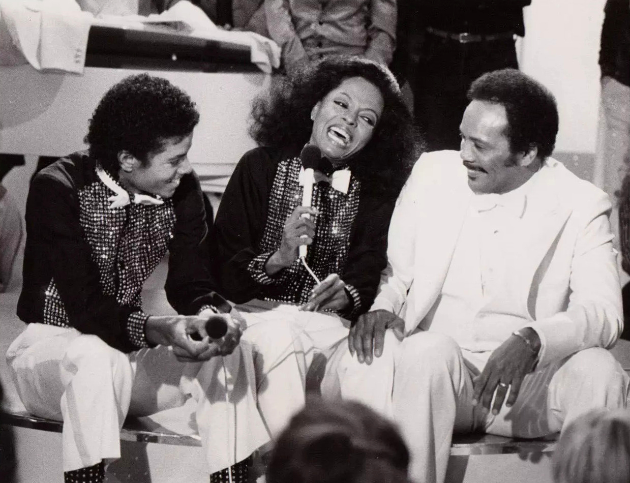 Jackson with the producer Quincy Jones, who helped craft his greatest albums.