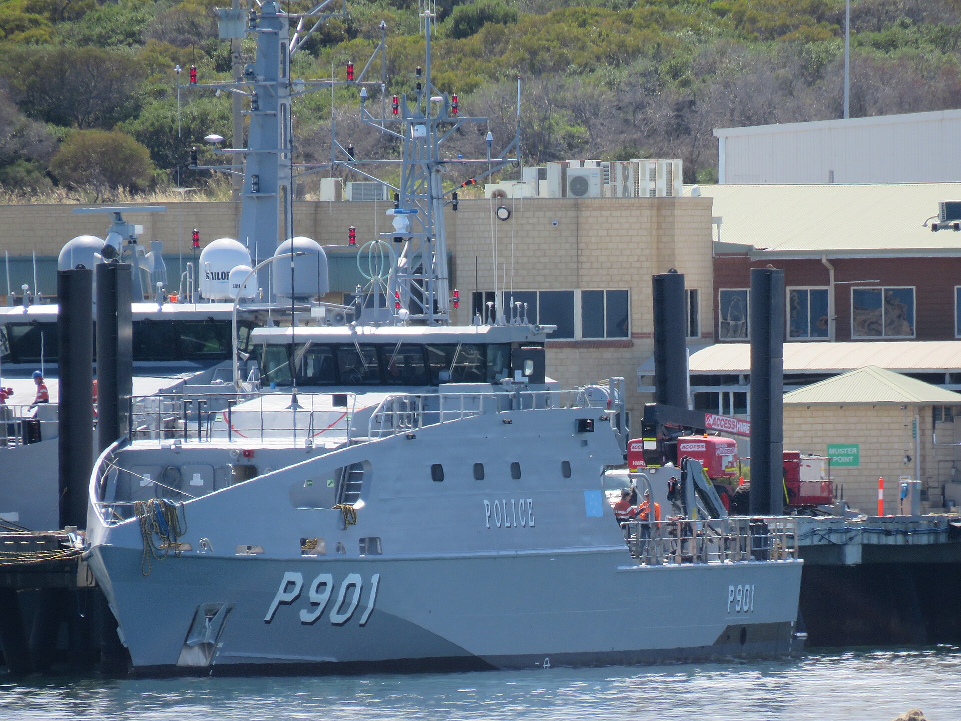 A patrol boat of the Federated States of Micronesia. For a nation of only about 100,000 people scattered across a vast ocean, guarding the fisheries of its enormous maritime territory is both a point of sovereignty and an economic lifeline.
