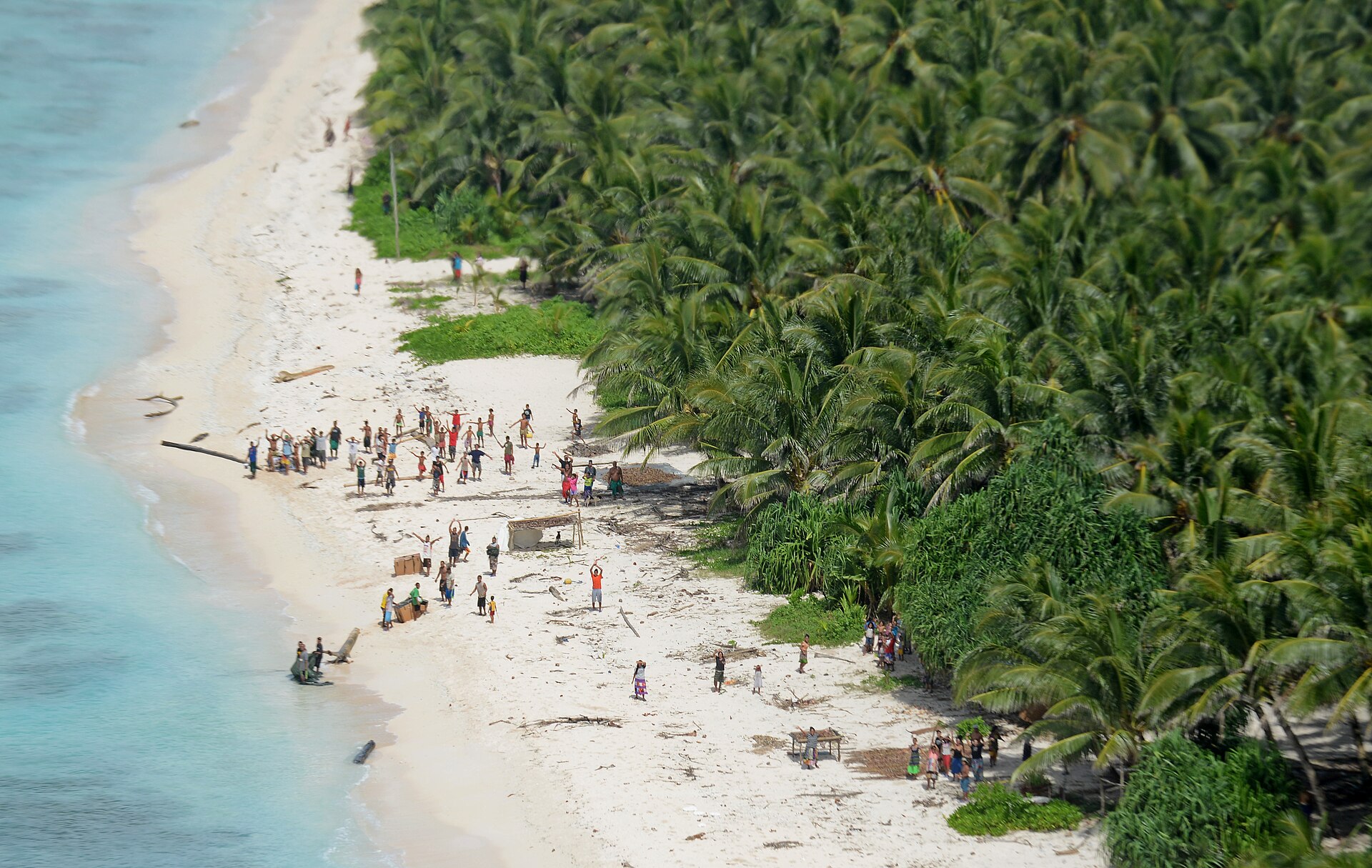 The remote island of Satawal in Yap State, home to navigators who still keep the Pacific's traditional seafaring arts alive. Credit: Senior Airman Arielle Vasquez (Public domain).