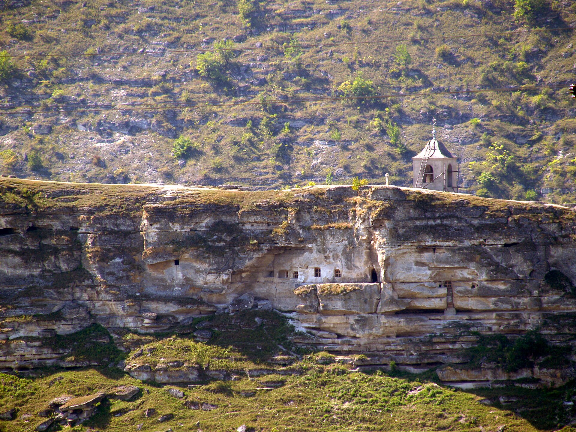 The cave churches at Old Orhei, carved into the cliffs, among Moldova's most cherished historic sites. Credit: Dave Proffer (CC BY 2.0).