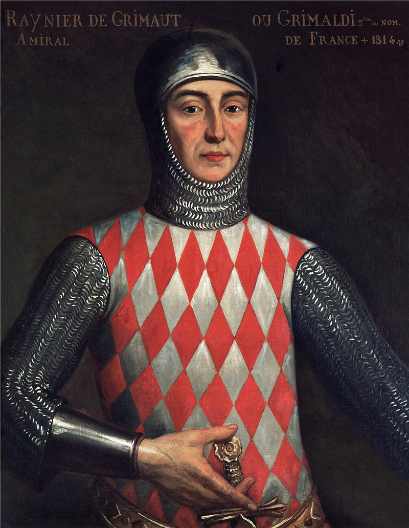 Rainier I, an early figure of the Grimaldi dynasty, the family that has ruled Monaco for more than seven centuries. Credit: copie d'un portrait par Eugène-Louis CHARPENTIER (1811-1890) D'après Léon-Honoré LABANDE (CC0).