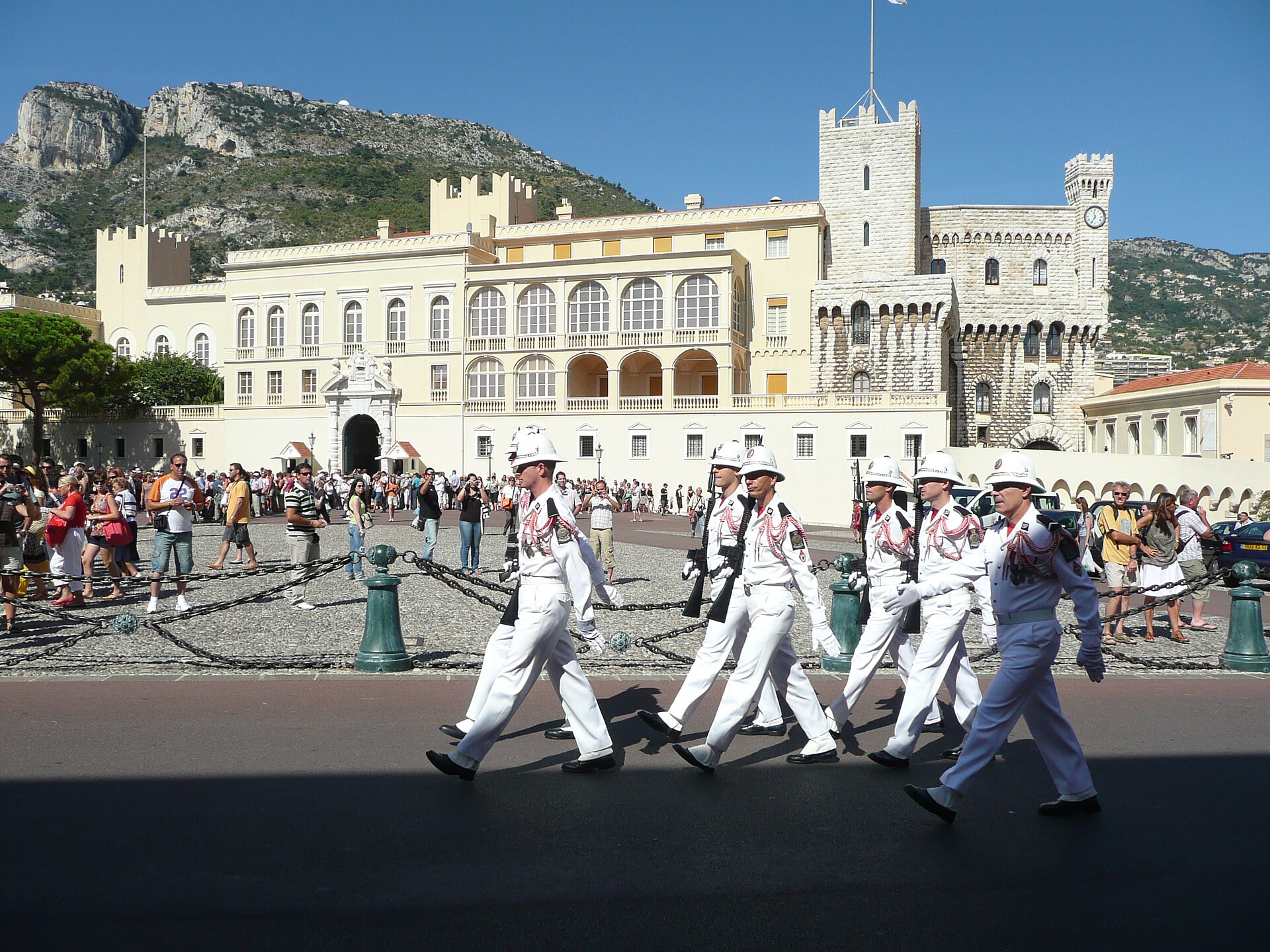 The Prince's Palace of Monaco, the official residence of the ruling Grimaldi family. Credit: Nikolai Karaneschev (CC BY 3.0).
