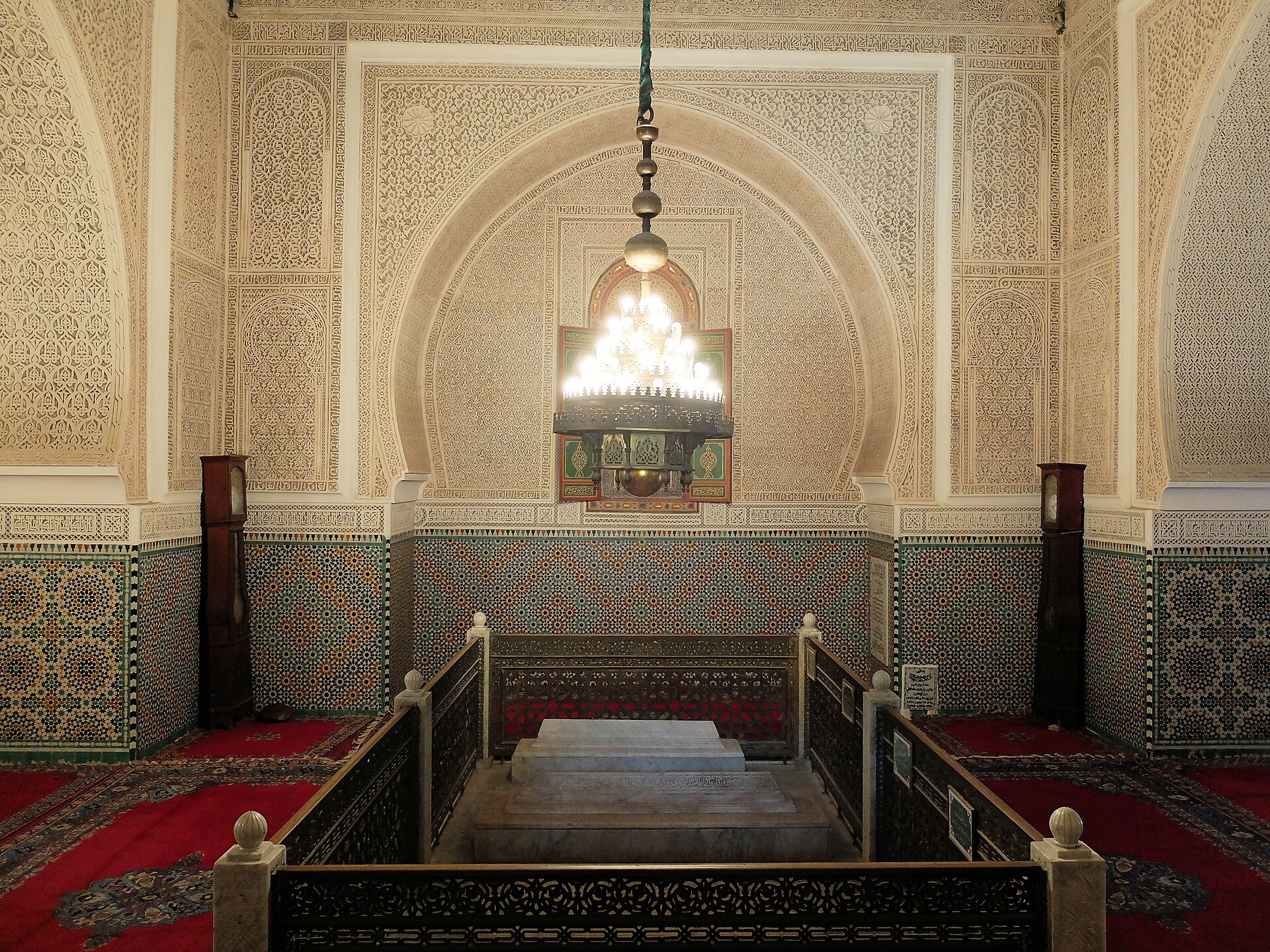 The grand mausoleum of Sultan Moulay Ismail in Meknes, one of Morocco's imperial cities. Credit: Robert Prazeres (CC BY-SA 4.0).