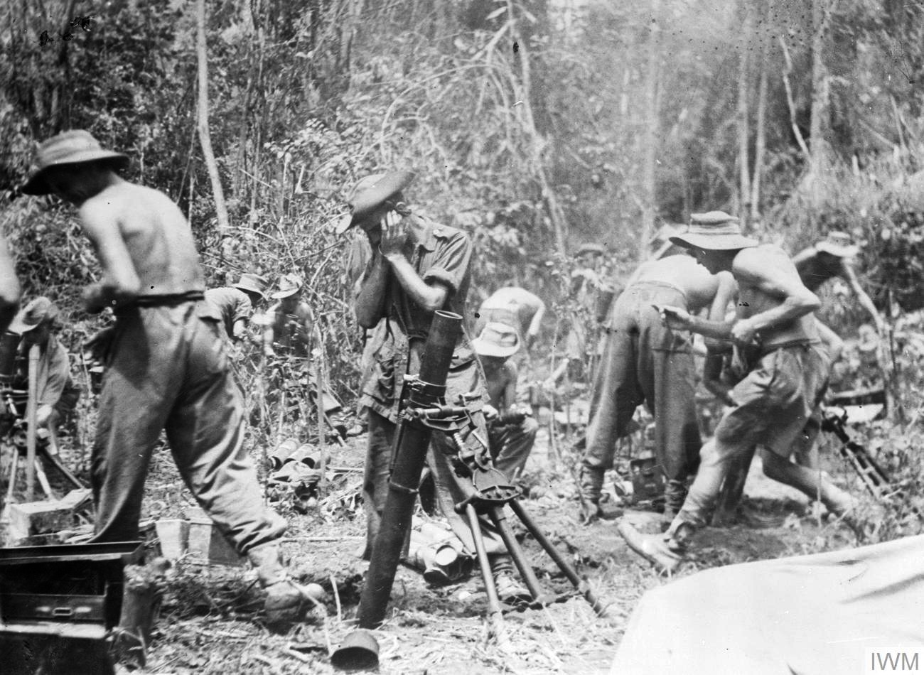 British and Indian troops in action in Burma during the Second World War. The country was one of the war's fiercest battlegrounds before winning its independence in 1948.