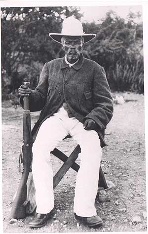 Hendrik Witbooi, a Nama leader who resisted German colonisation around the turn of the twentieth century. Credit: Regierung von DSWA (Public domain).