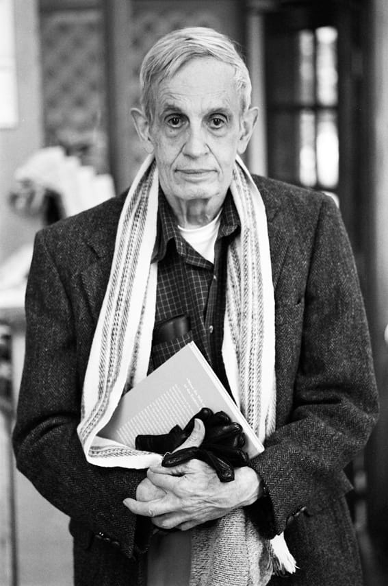 John Nash, whose 1950 thesis proved that every finite game has an equilibrium. He shared the 1994 Nobel Memorial Prize in Economics.