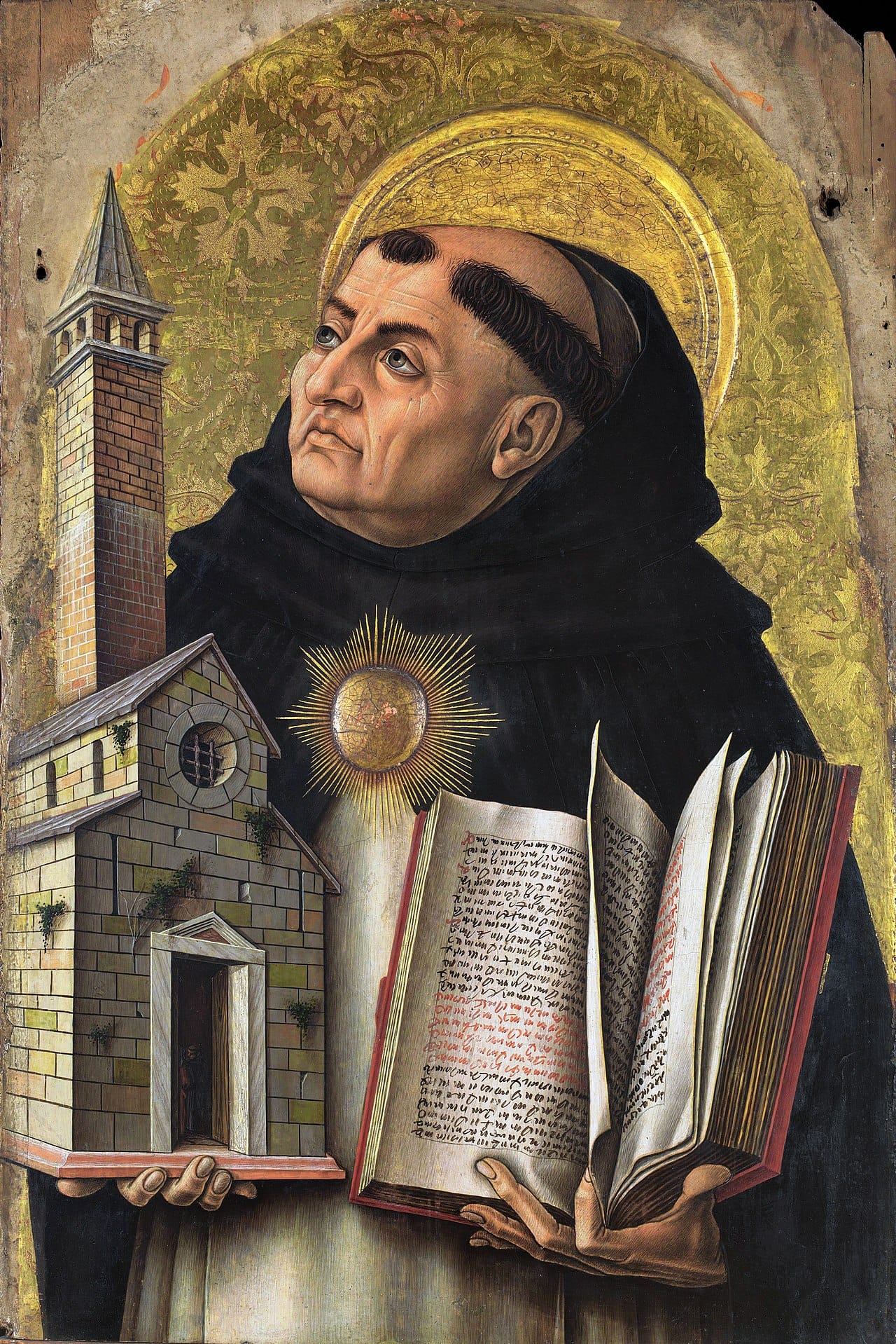 Thomas Aquinas, whose thirteenth-century account holds that human law derives its authority from a natural law accessible to reason, and that an enactment conflicting with it is a corruption of law rather than law.