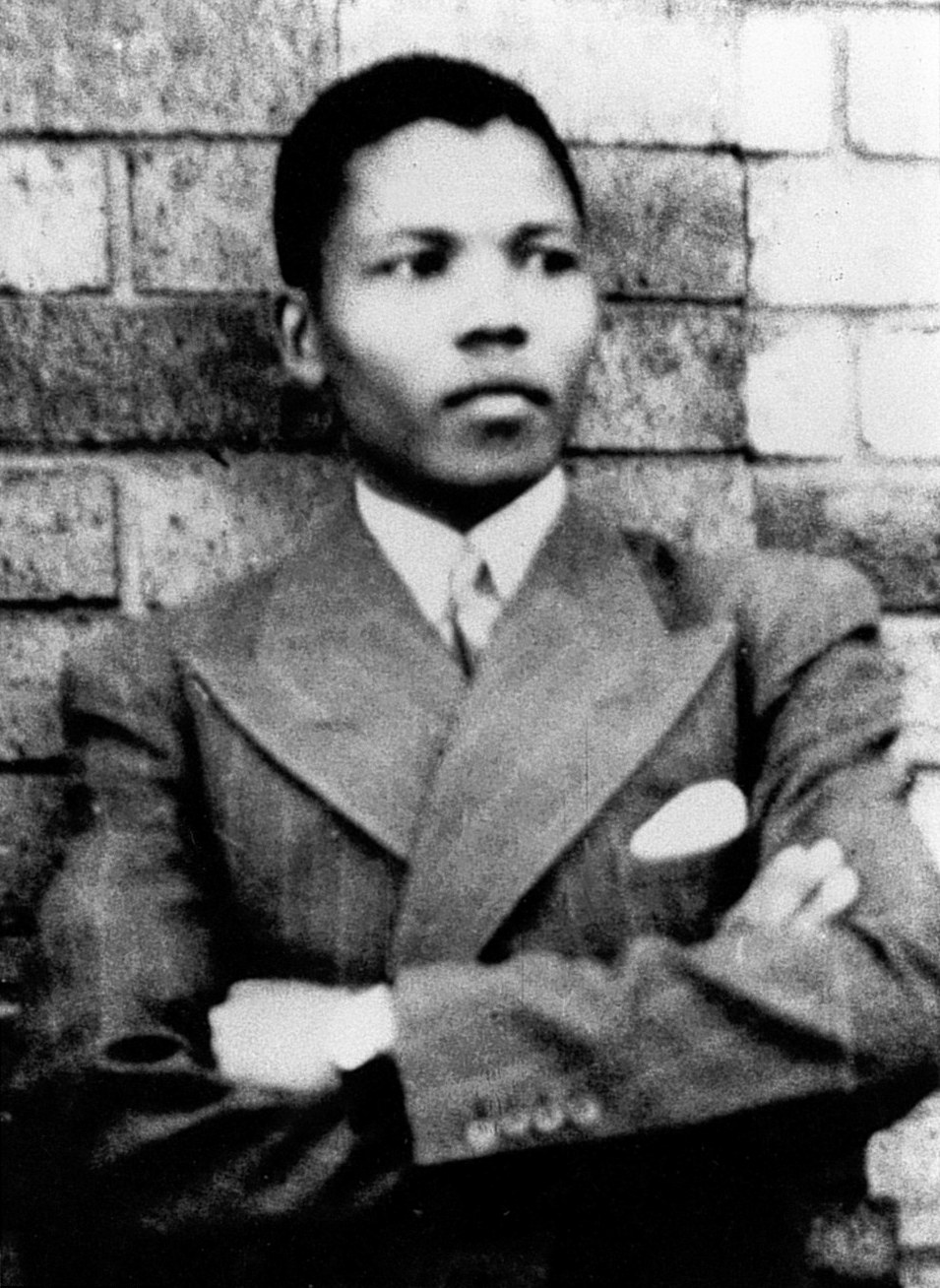 Mandela as a young man in 1937.