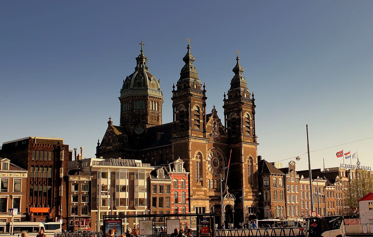 A canal in Amsterdam, the capital of the Netherlands. The city's ring of seventeenth-century canals, built in the Golden Age and now a World Heritage site, embodies the wealth, the water, and the enduring charm of the Dutch trading nation.