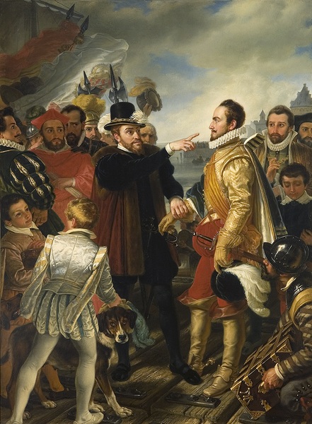 A scene from the Dutch revolt against Spain, the struggle that created the independent Netherlands. Credit: Cornelis Kruseman (Public domain).