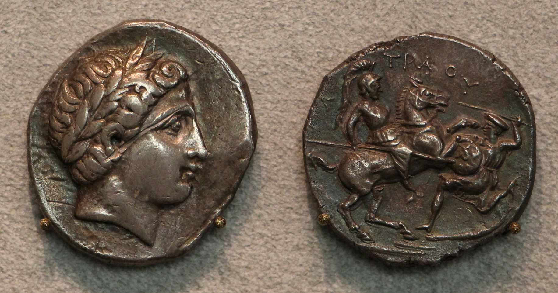 A coin of the ancient kingdom of Paeonia, which occupied much of the region in classical times. Credit: Sailko (CC BY 3.0).