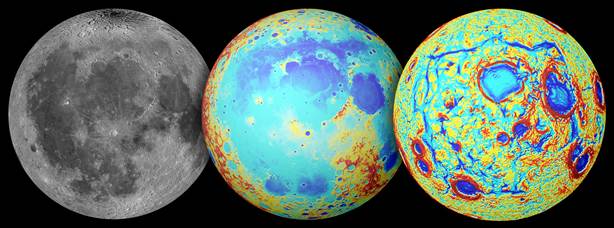 A simplified picture of the giant impact thought to have formed the Moon.