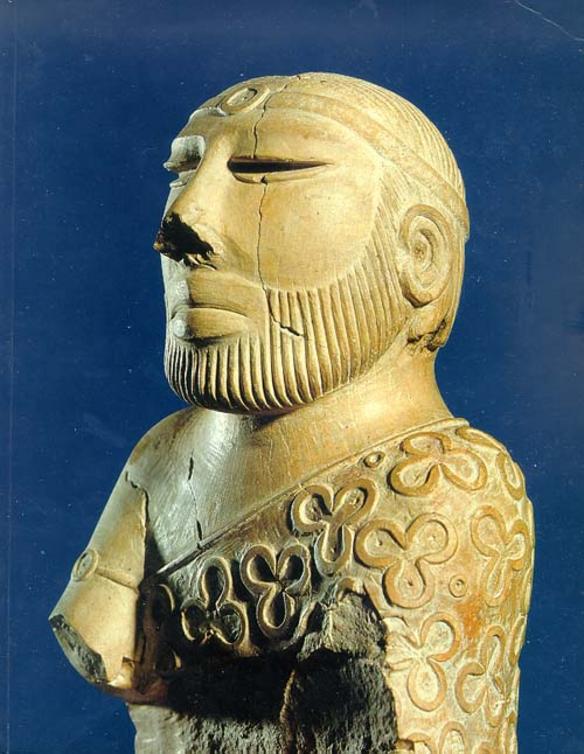 A carved figure from the ancient Indus Valley Civilisation, often called the Priest-King. Credit: Mamoon Mengal (CC BY-SA 1.0).